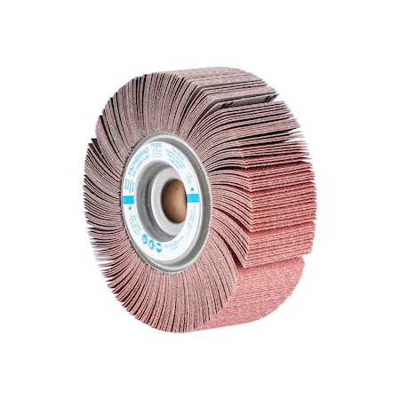 Pferd 6" x 2" Unmounted Flap Wheel - 1" A.H. - Aluminum Oxide - 80 Grit 45623